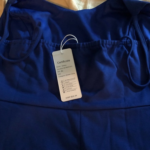 Blue cocktail dress - Picture 6 of 7